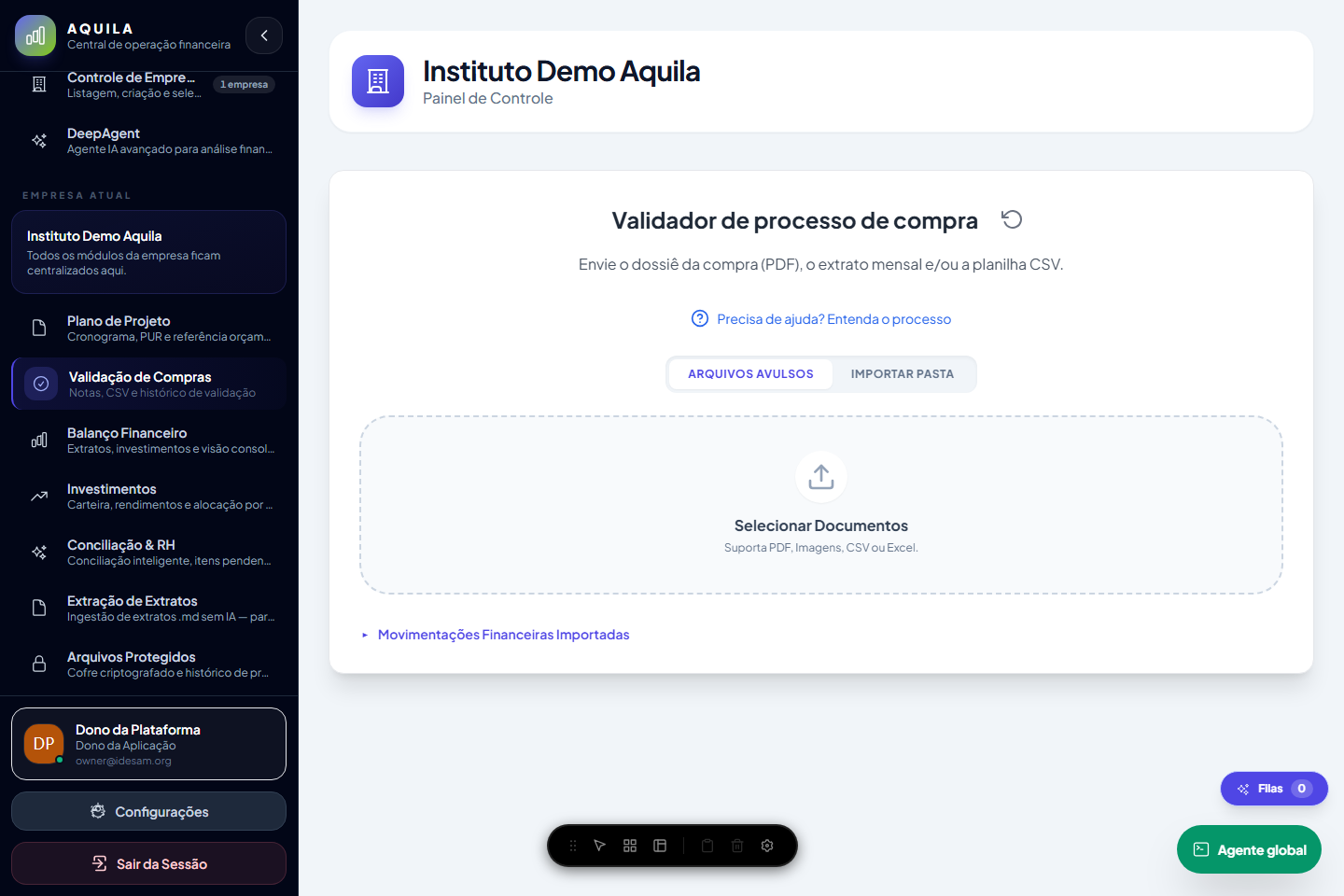 Validação de Compras